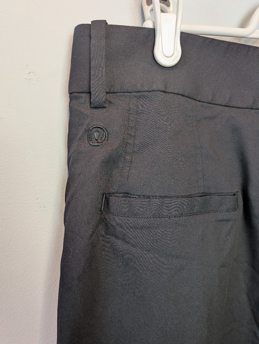 Lululemon Pleat-Front High-Rise Trouser *Regular Size 8 Black Pockets Fly Front - Picture 10 of 16